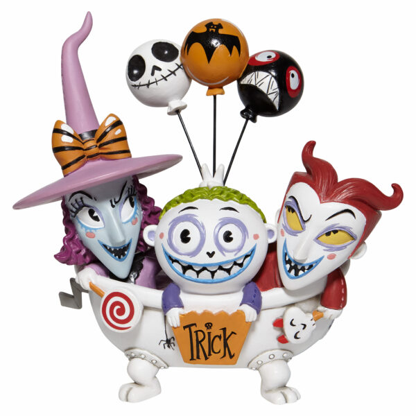 miss mindy lock, shock and barrel statue disney findingcollectables