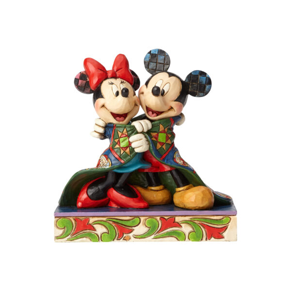 Warm Wishes Mickey en Minnie beeld disney tradition findinfcollectables