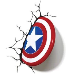 Marvel 3D LED Light Captain America